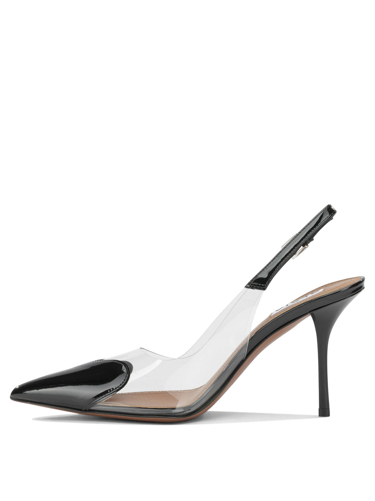 AlaïA "LE CŒUR 90MM" Slingback - Black