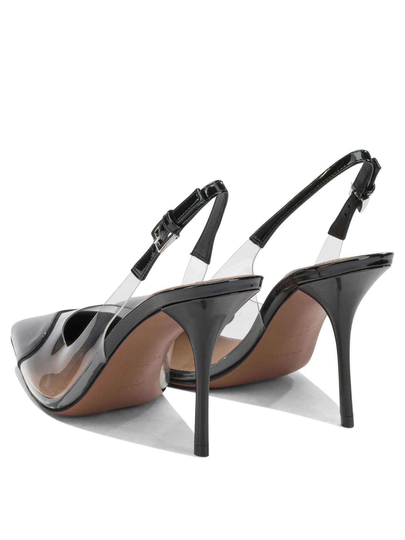 AlaïA "LE CŒUR 90MM" Slingback - Black
