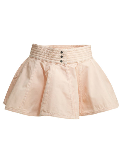 AlaïA "Peplum" Mini Skirt - Pink