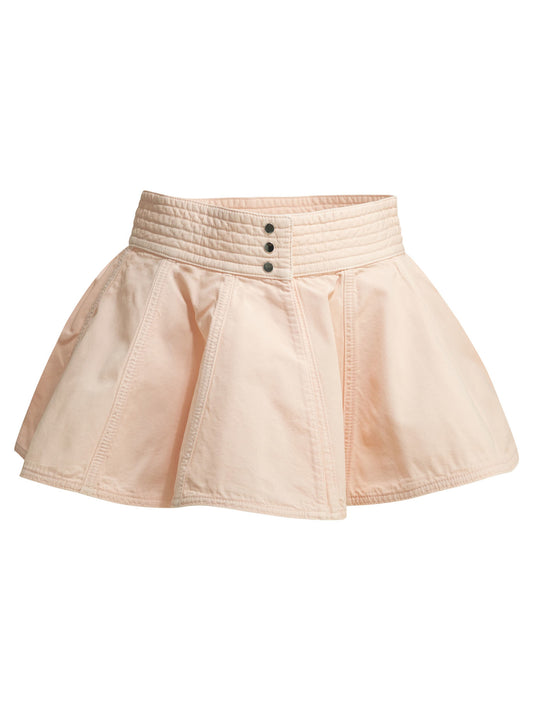 AlaïA "Peplum" Mini Skirt - Pink