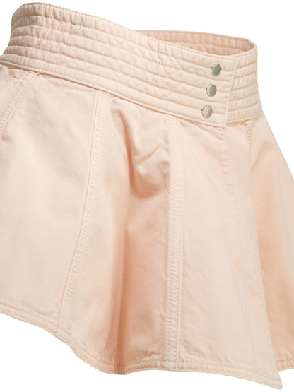AlaïA "Peplum" Mini Skirt - Pink