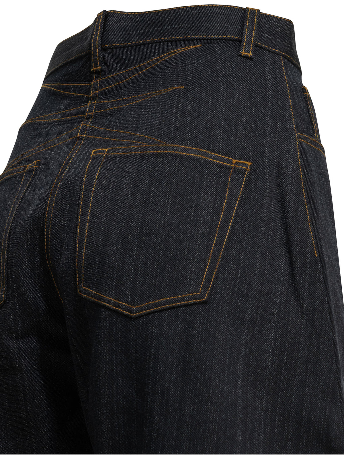 AlaïA "Round" Wide-Leg Jeans - Blue