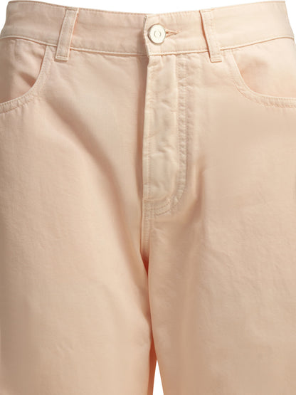 AlaïA "Round" Wide-Leg Jeans - Pink