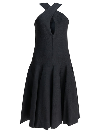 AlaïA Short flared dress - Blue