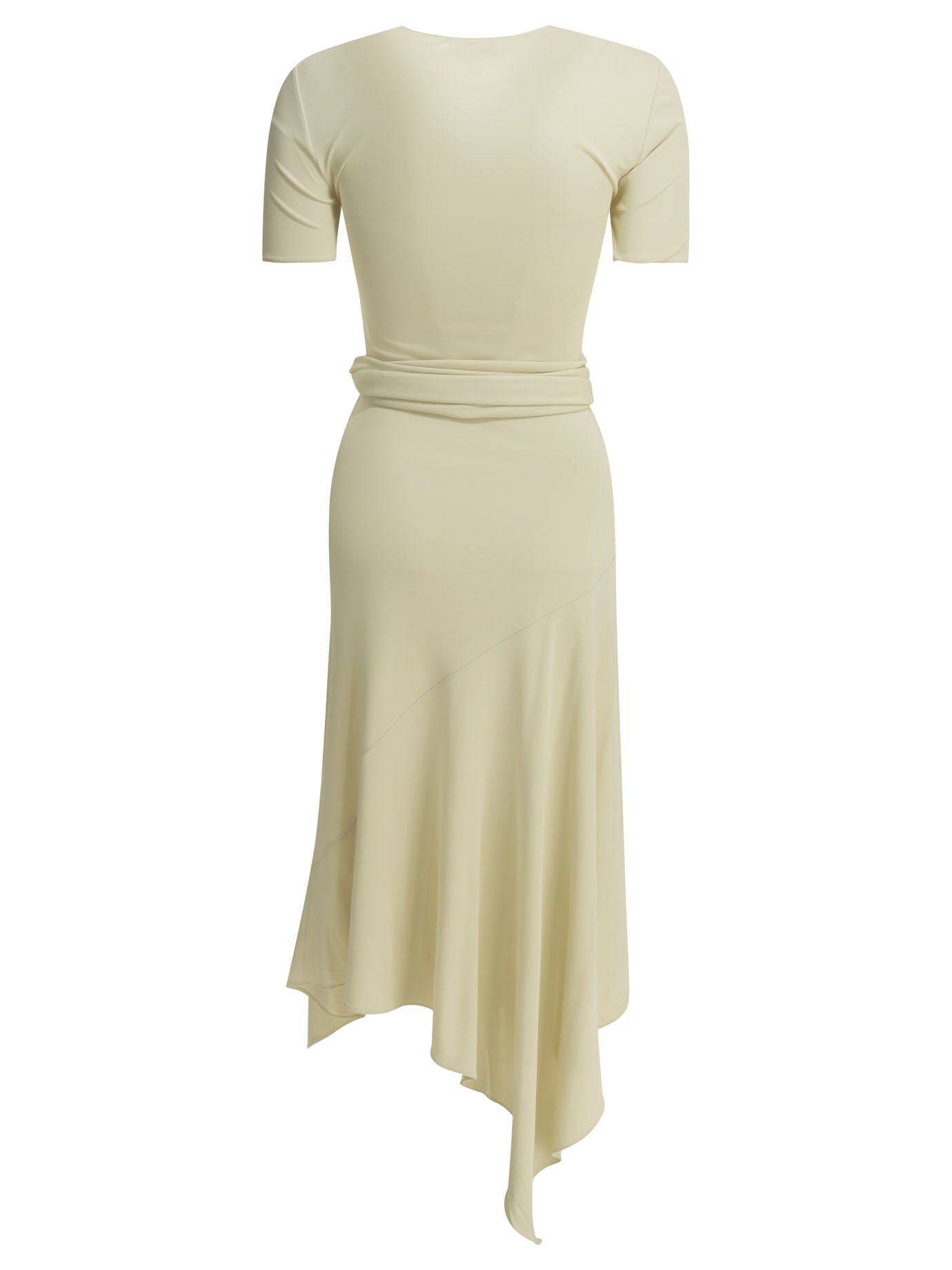 AlaïA Draped midi dress - White
