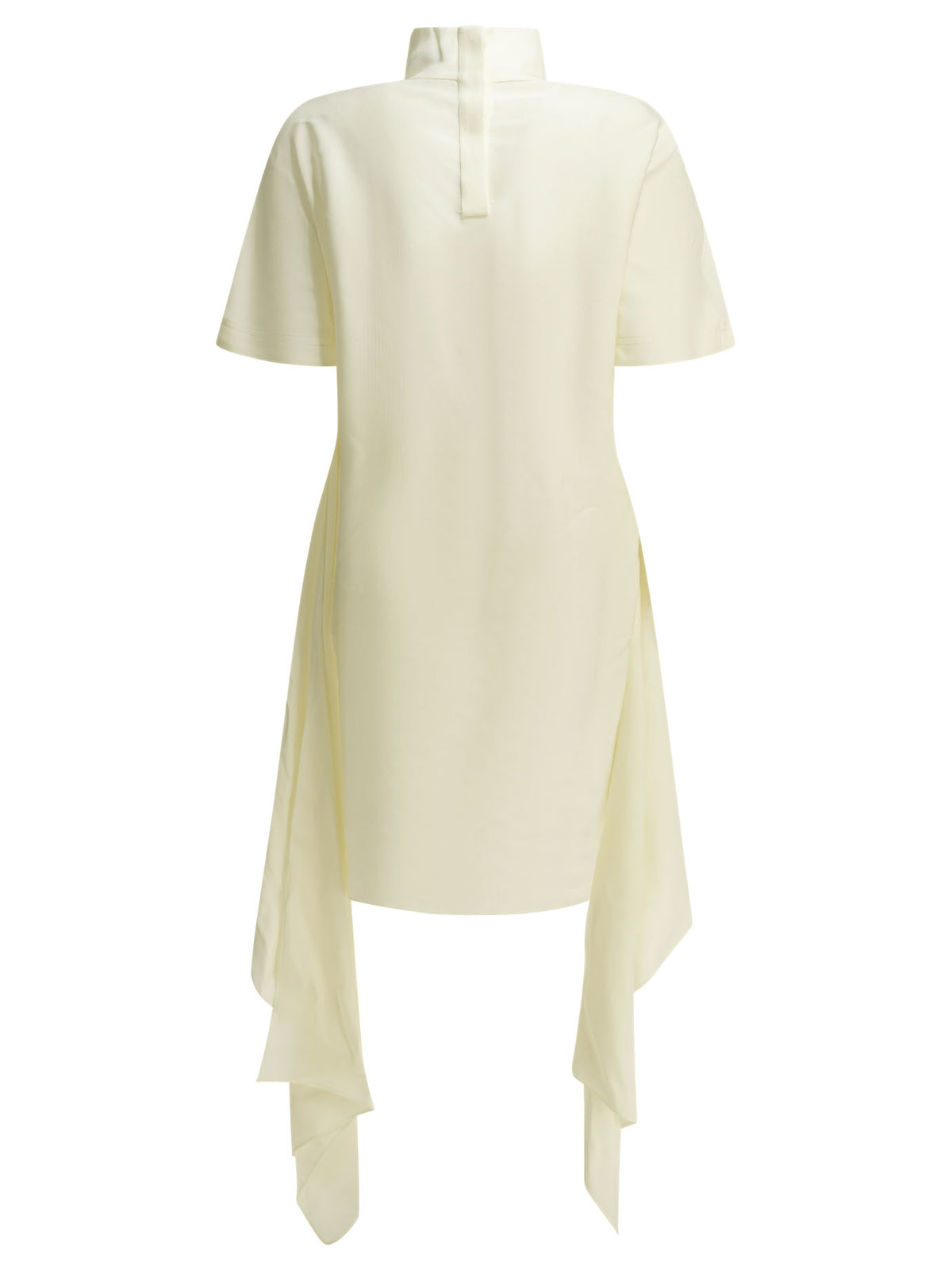 AlaïA Asymmetrical Short Dress - White