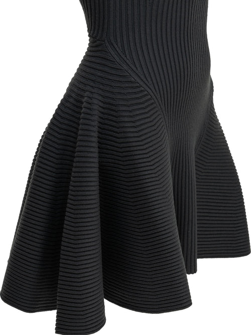 AlaïA "Skater" Short Dress - Grey