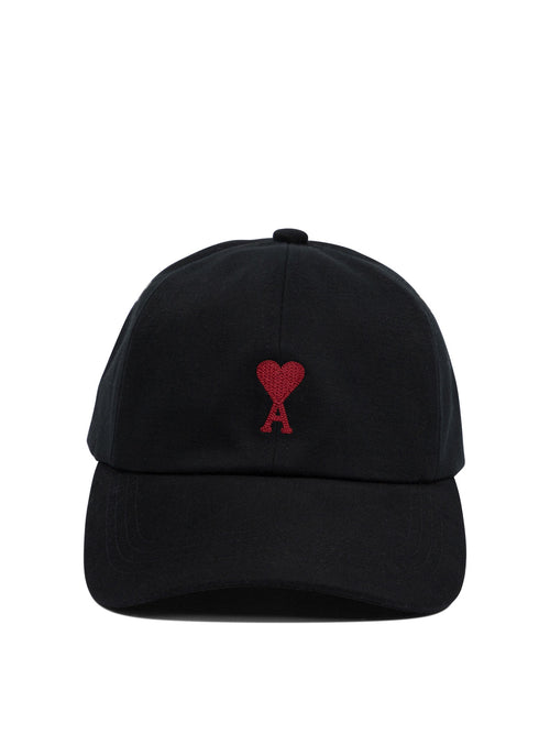 Ami Paris "Ami De Cœur" Baseball Cap - Black