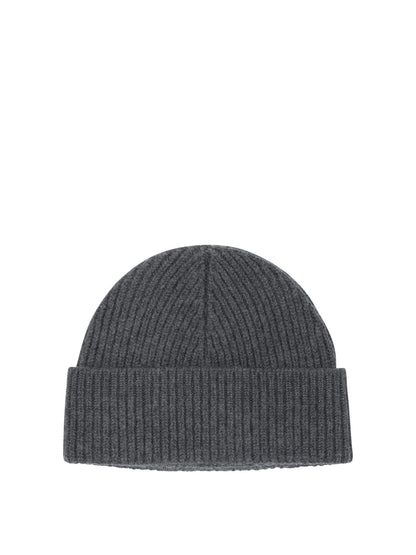 Ami Paris Merino wool beanie - Grey