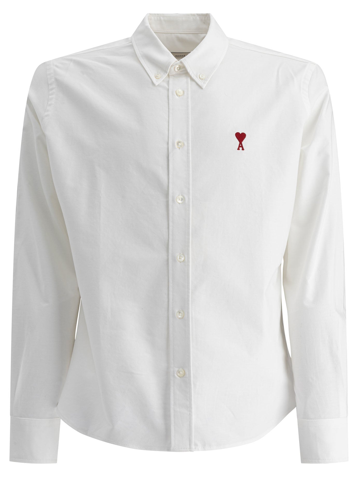 Ami Paris "Ami de Coeur" Casual Shirt - White