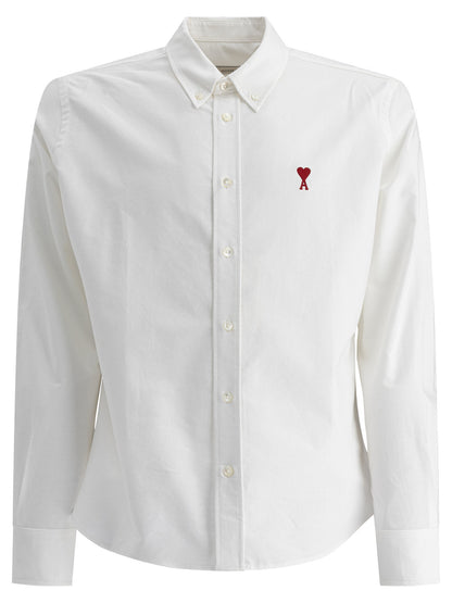 Ami Paris "Ami de Coeur" Casual Shirt - White