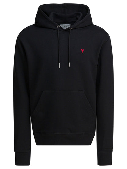 Ami Paris "Ami de Coeur" hoodie - Black