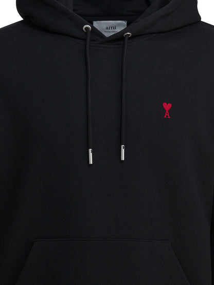 Ami Paris "Ami de Coeur" hoodie - Black