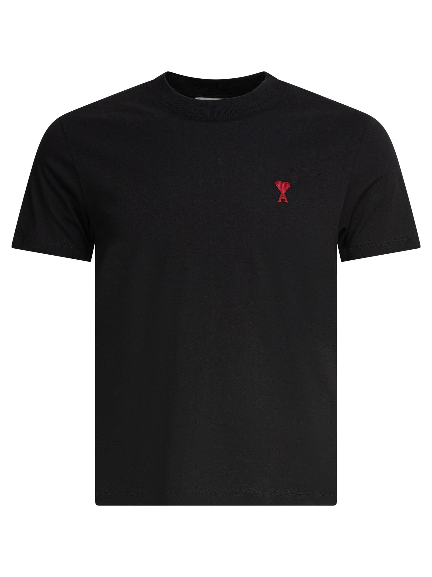 Ami Paris Crew-neck T-shirt with logo - Black