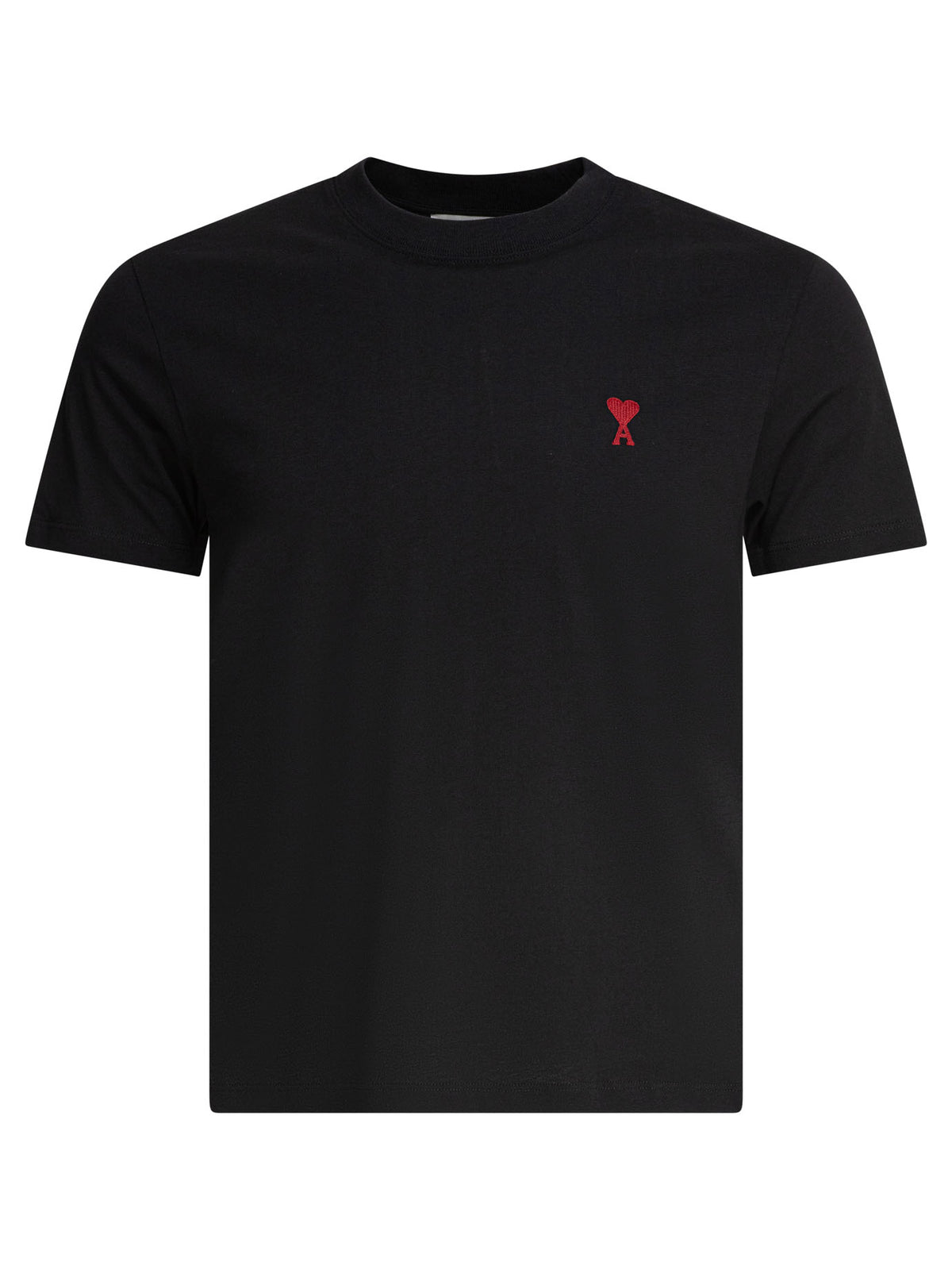 Ami Paris Crew-neck T-shirt with logo - Black