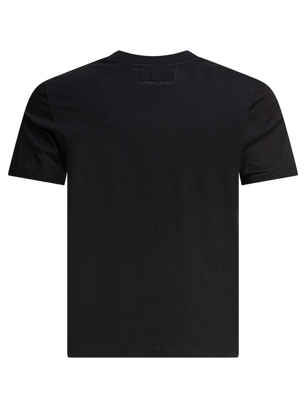 Ami Paris Crew-neck T-shirt with logo - Black