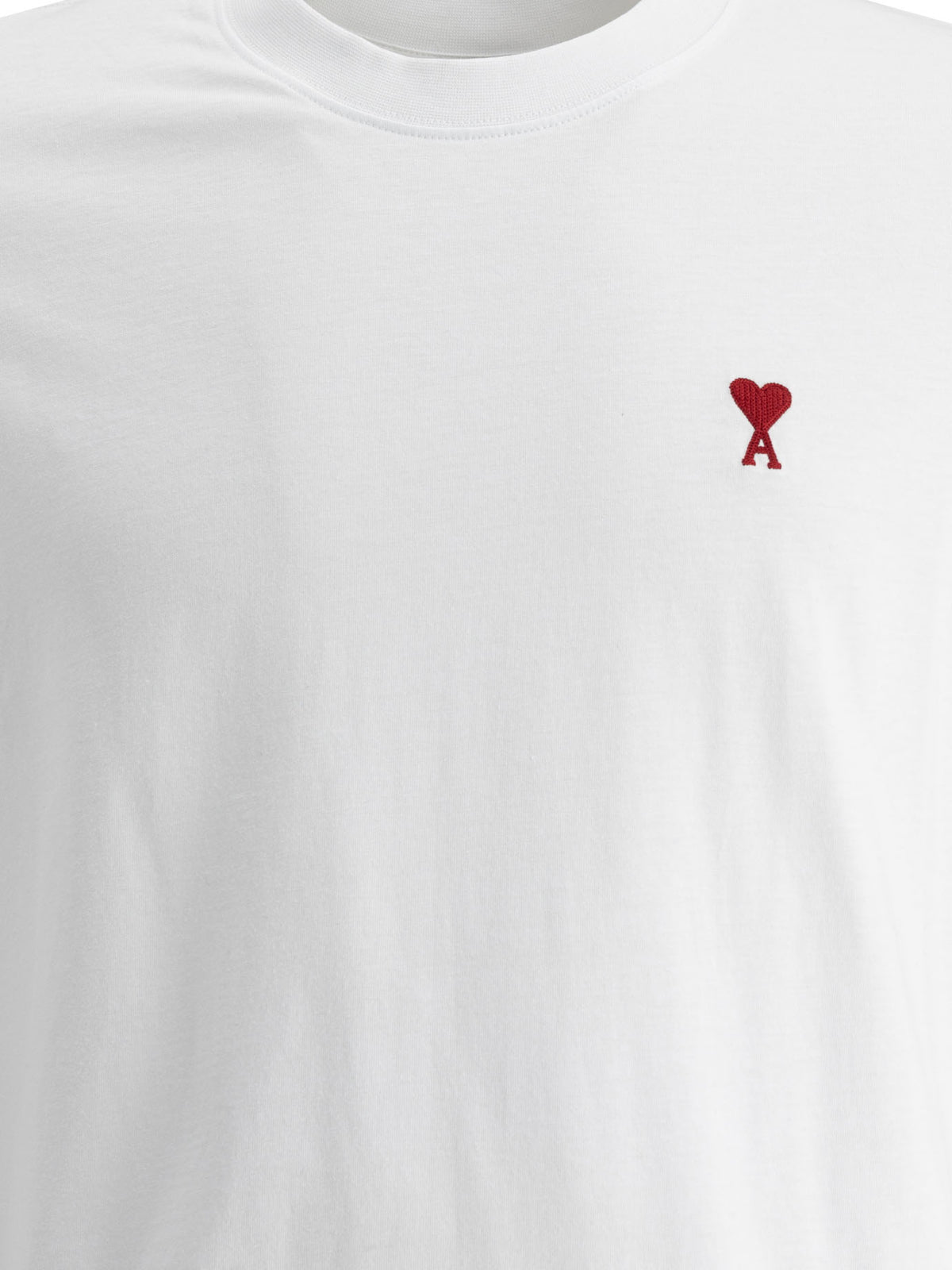 Ami Paris Crew-neck T-shirt with logo - White