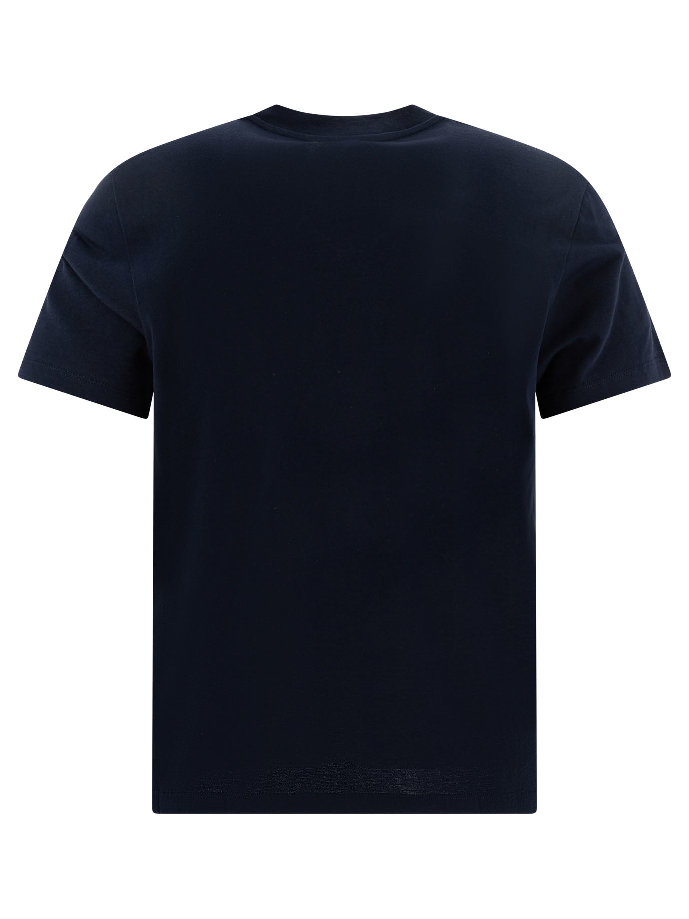 Ami Paris Crew-neck T-shirt with logo - Blue