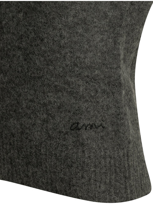 Ami Paris Logo Vest - Grey