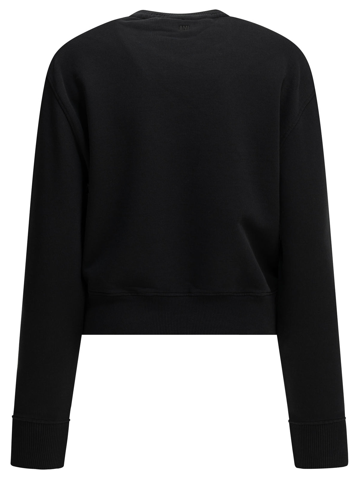 Ami Paris "Ami de Coeur" Crew-Neck Sweatshirt - Black