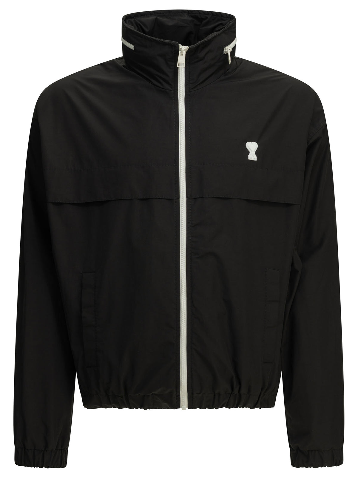 Ami Paris "Ami de Coeur" Windbreaker - Black