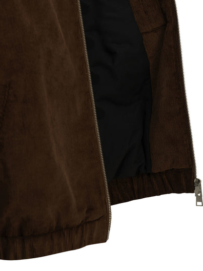 Ami Paris "Ami de Coeur" Bomber Jacket - Brown