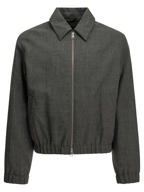 Ami Paris "Ami de Coeur" Lightweight Jacket - Grey