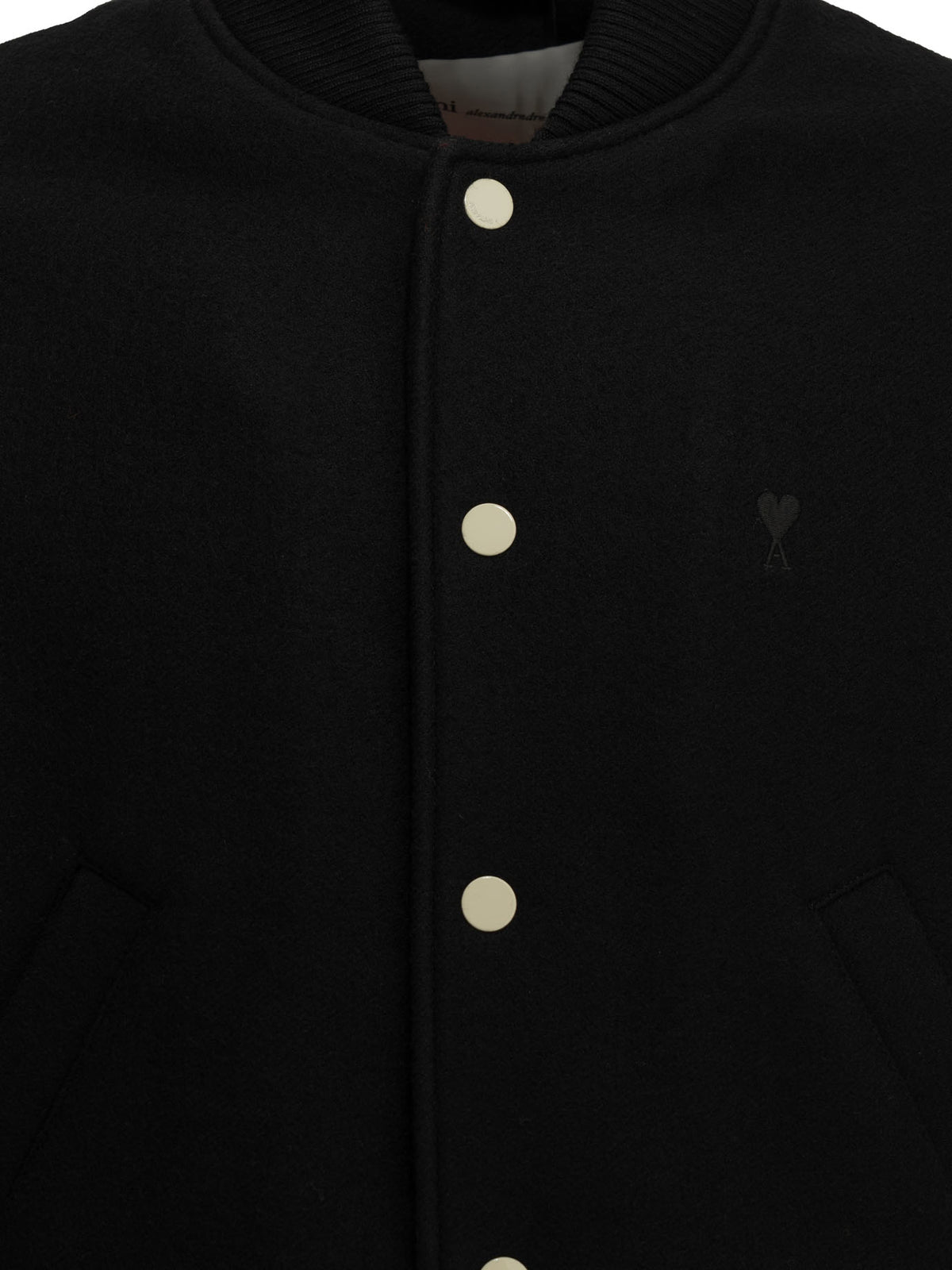 Ami Paris "Teddy" Bomber Jacket - Black