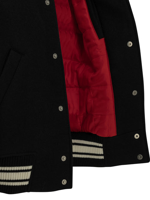 Ami Paris "Teddy" Bomber Jacket - Black
