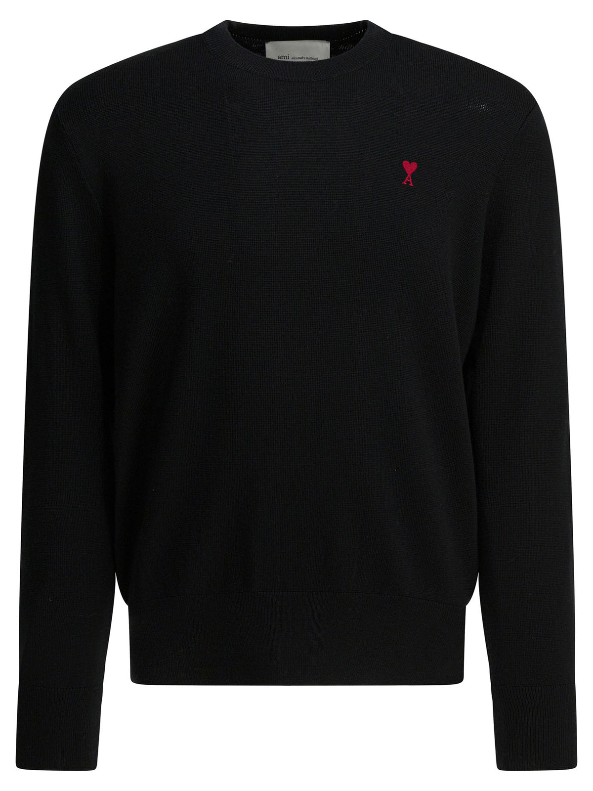 Ami Paris Wool crewneck sweater - Black
