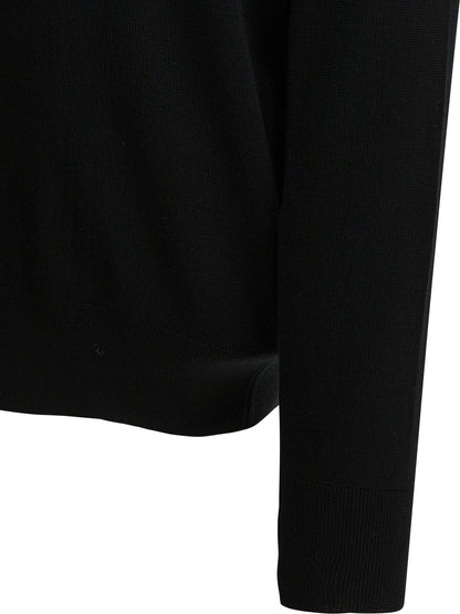 Ami Paris Wool crewneck sweater - Black