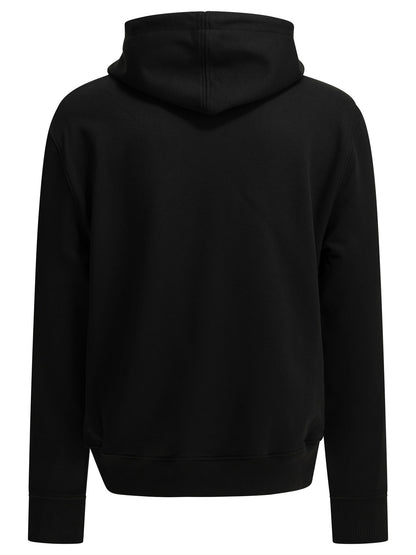 Ami Paris Hoodie with logo - Black