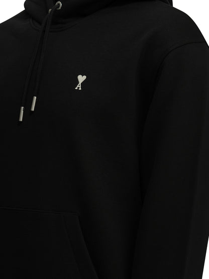 Ami Paris Hoodie with logo - Black