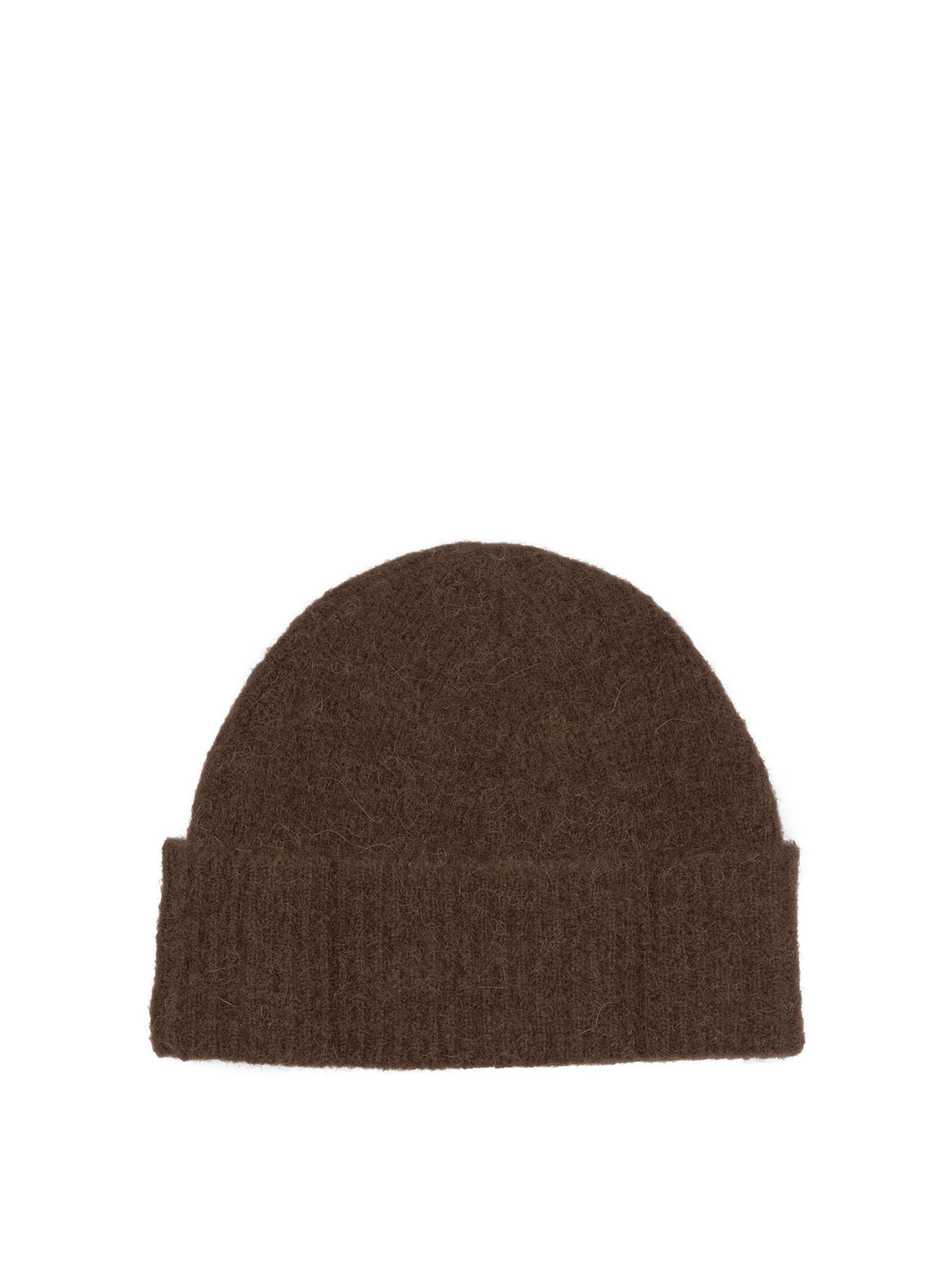 Ami Paris Alpaca Beanie - Brown