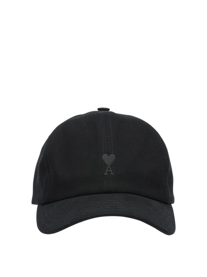 Ami Paris "Ami De Cœur" Baseball Cap - Black