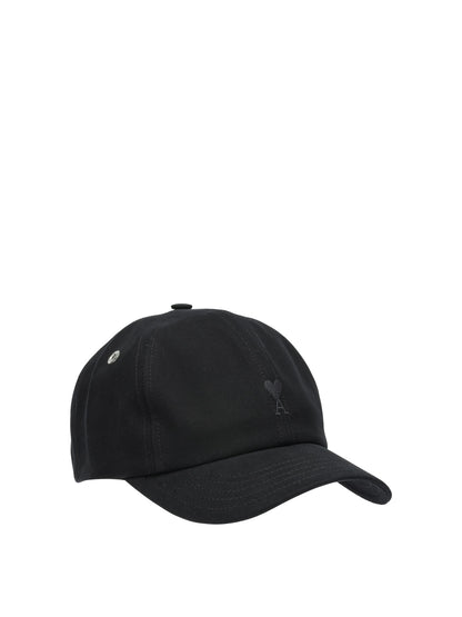 Ami Paris "Ami De Cœur" Baseball Cap - Black