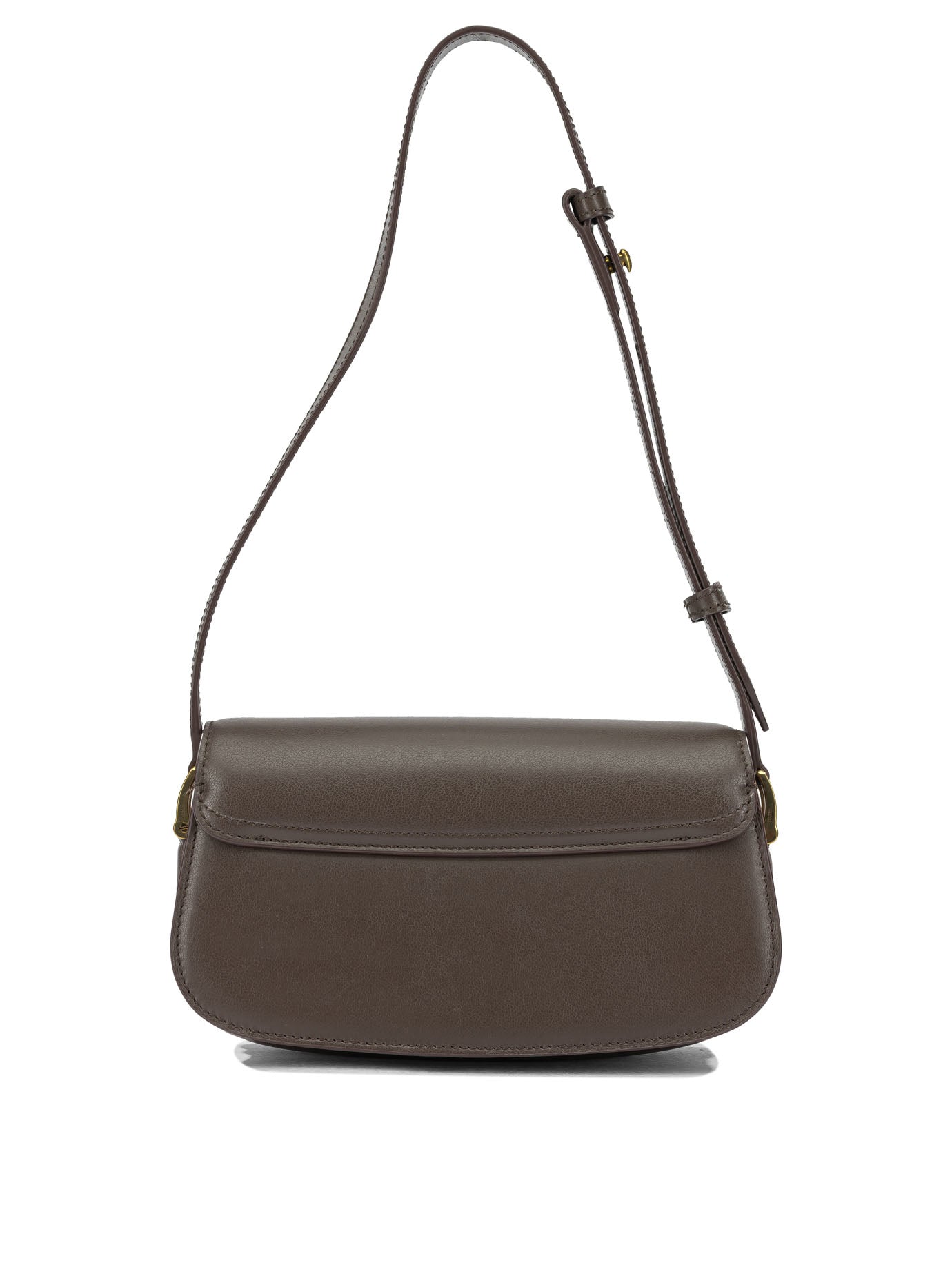 Ami Paris "Paris Paris" Small Shoulder Bag - Brown