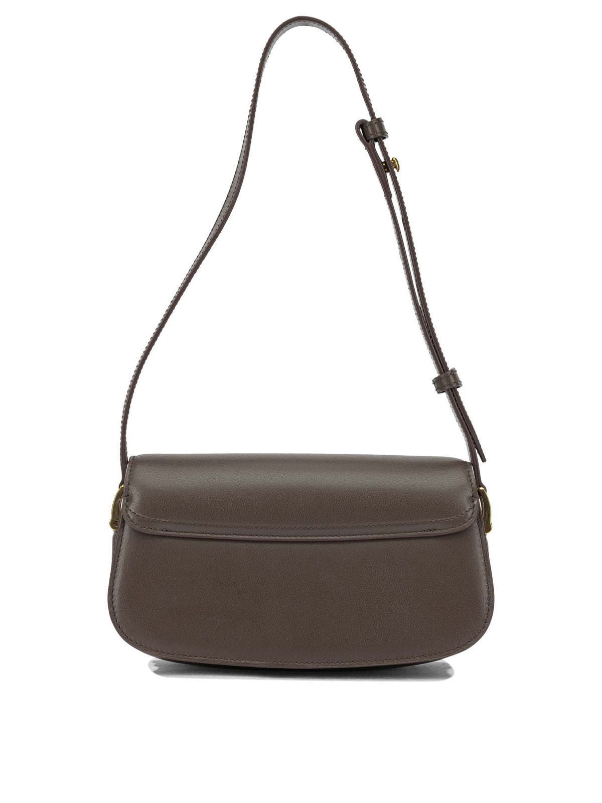 Ami Paris "Paris Paris" Small Shoulder Bag - Brown