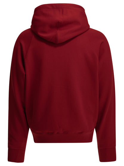 Ami Paris "Ami Paris" Hoodie - Red