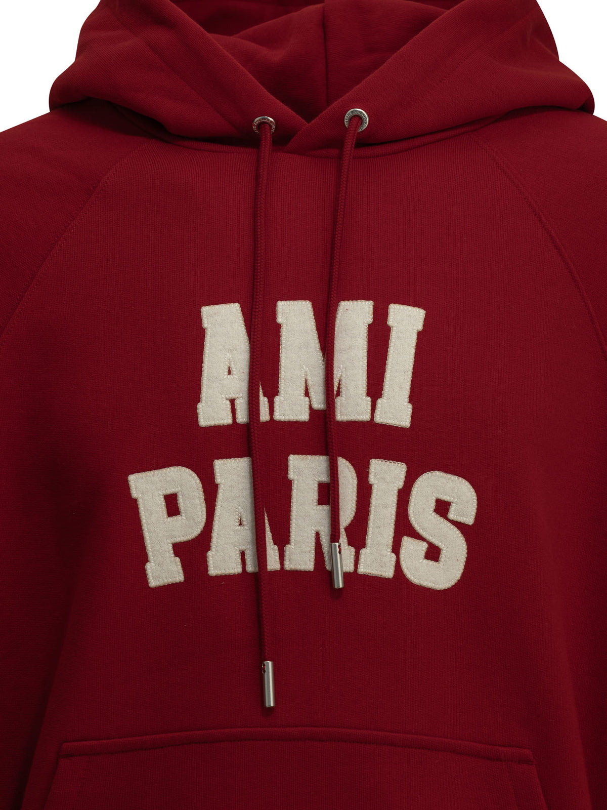 Ami Paris "Ami Paris" Hoodie - Red