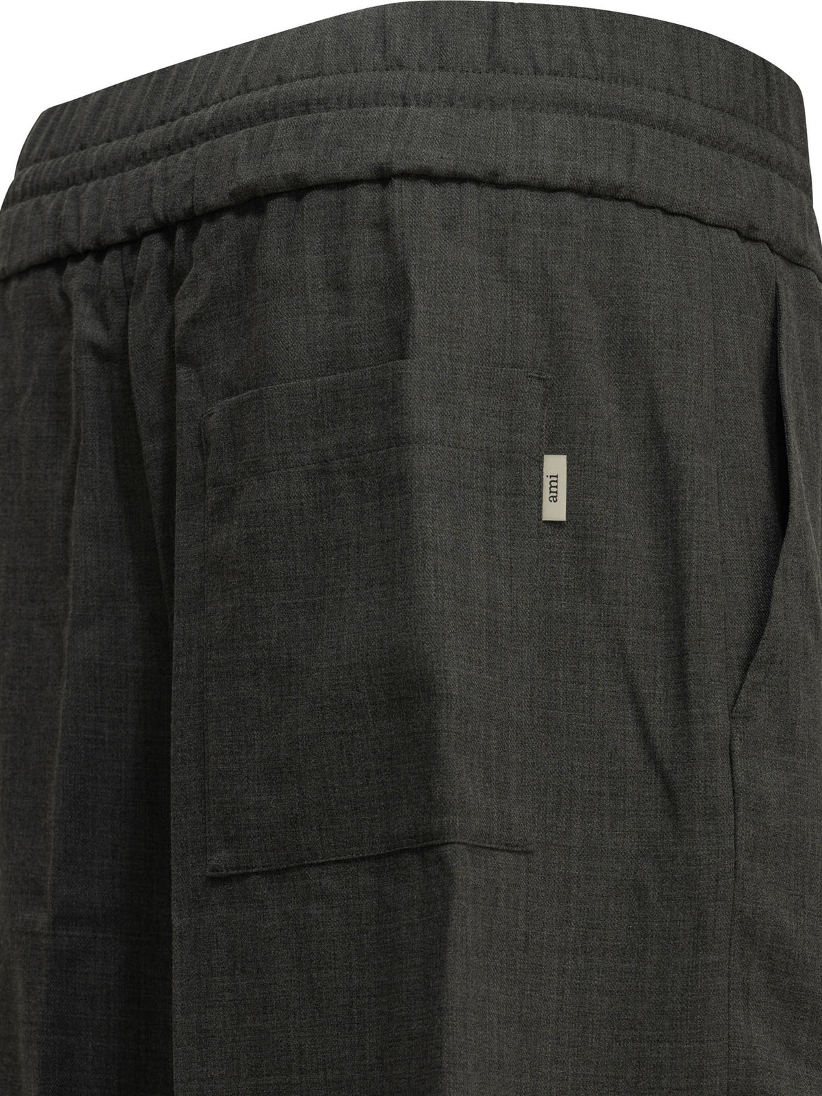 Ami Paris Casual wool pants - Grey