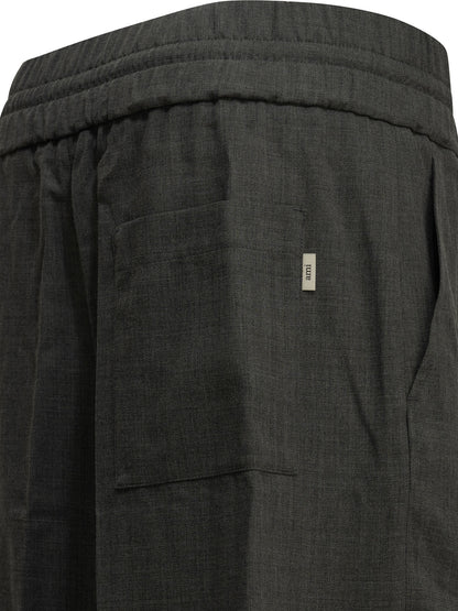 Ami Paris Casual wool pants - Grey