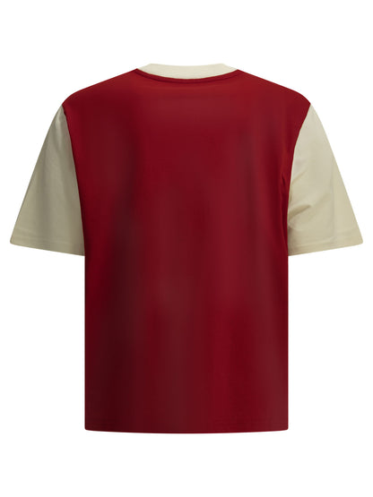 Ami Paris Crewneck T-shirt with logo - Red