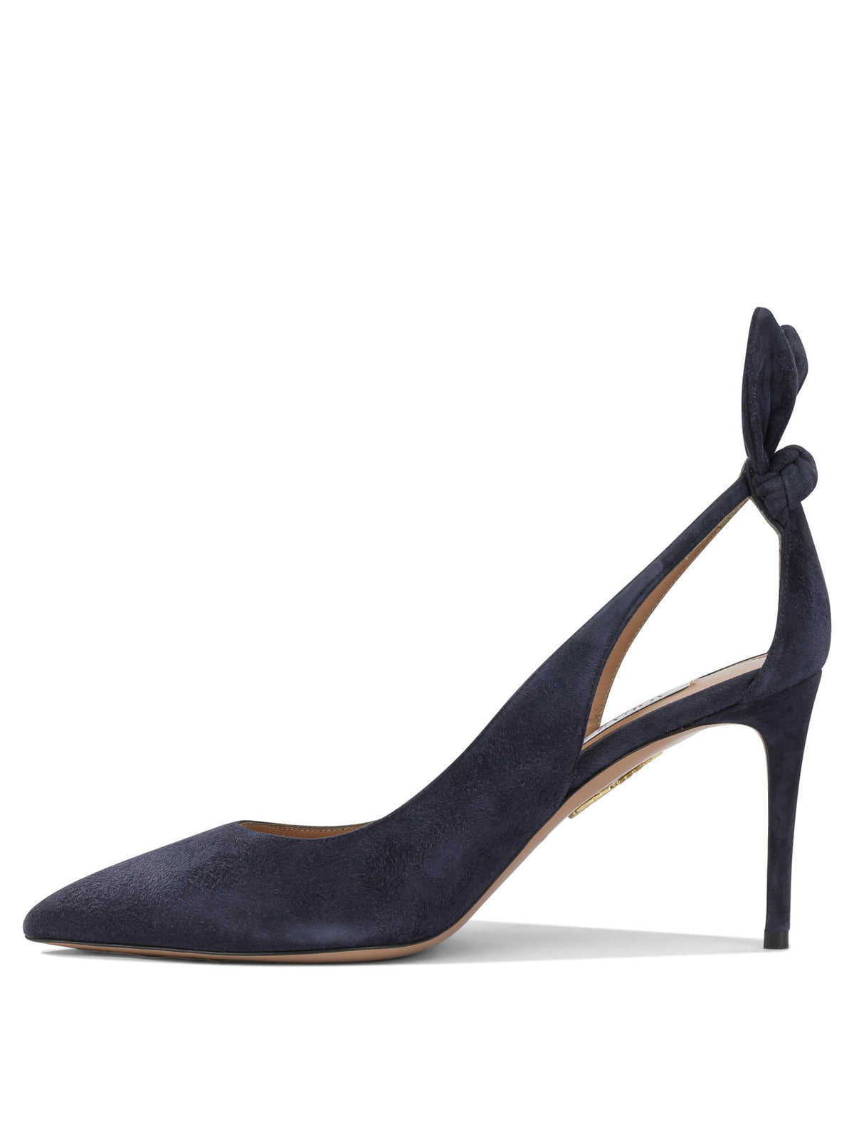 Aquazzura "Bow Tie 85 mm" Décolleté - Blue