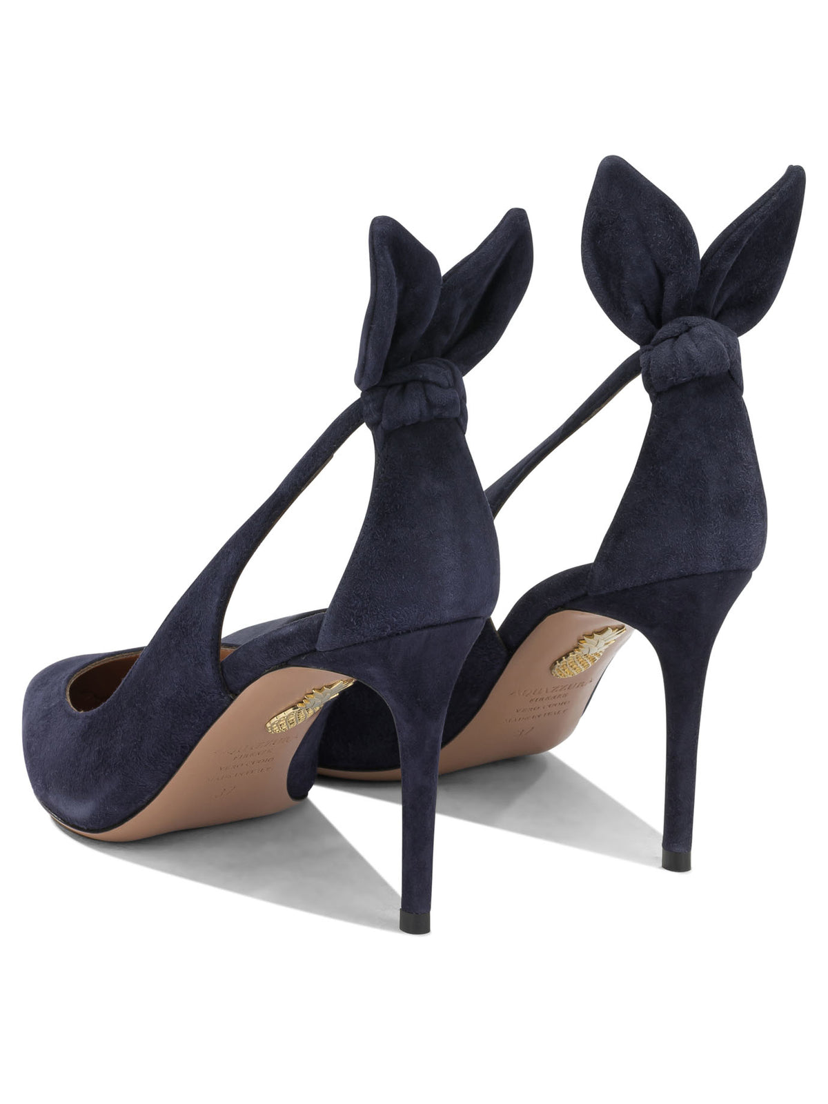Aquazzura "Bow Tie 85 mm" Décolleté - Blue