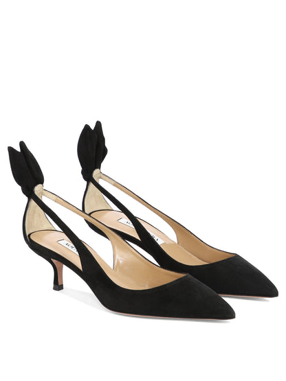 Aquazzura "Bow Tie Pump 50 mm" Décolleté - Black