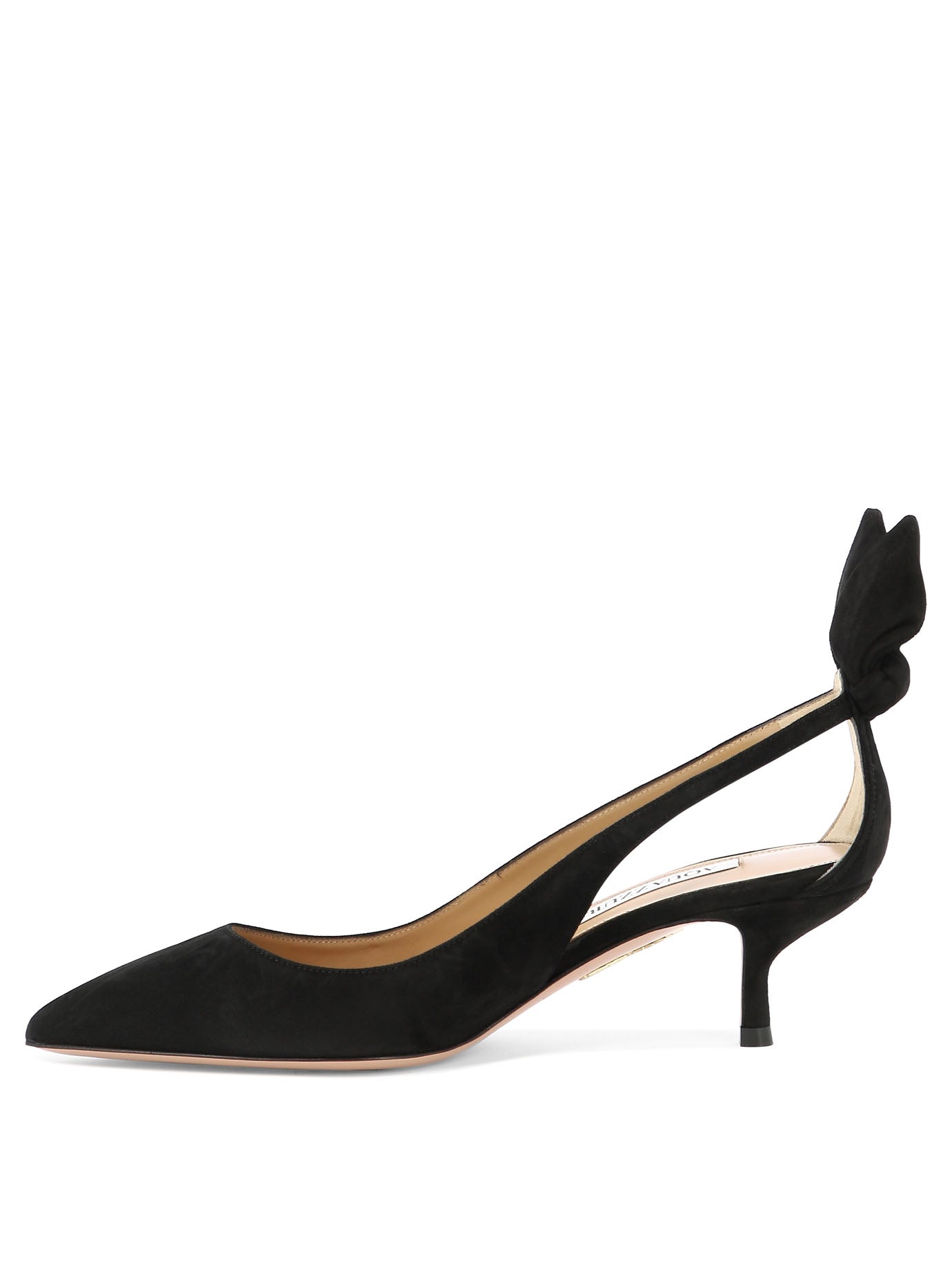 Aquazzura "Bow Tie Pump 50 mm" Décolleté - Black
