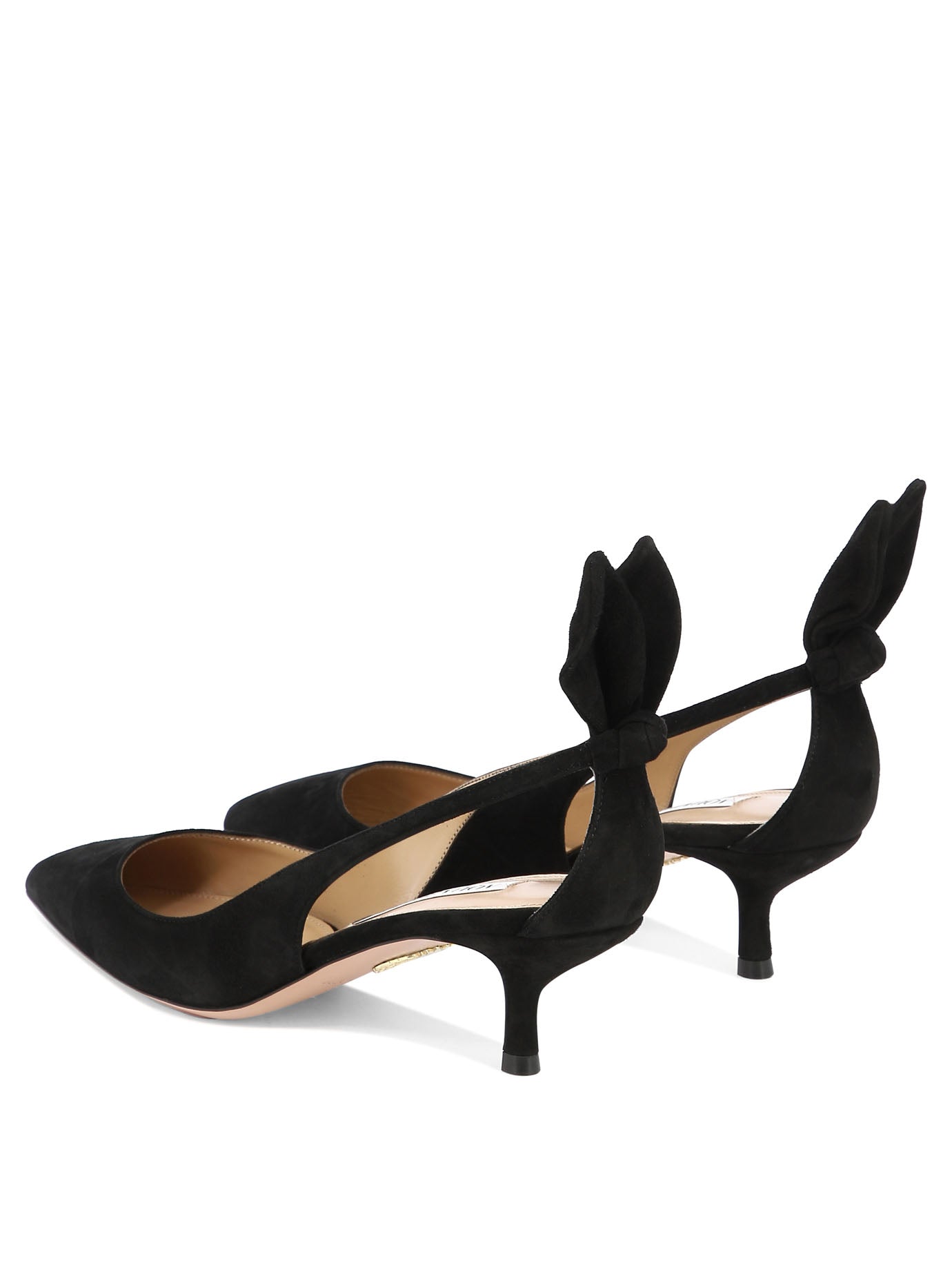 Aquazzura "Bow Tie Pump 50 mm" Décolleté - Black