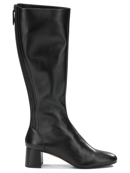 Aquazzura "Saint Honore 50MM" Knee-High Boots - Black