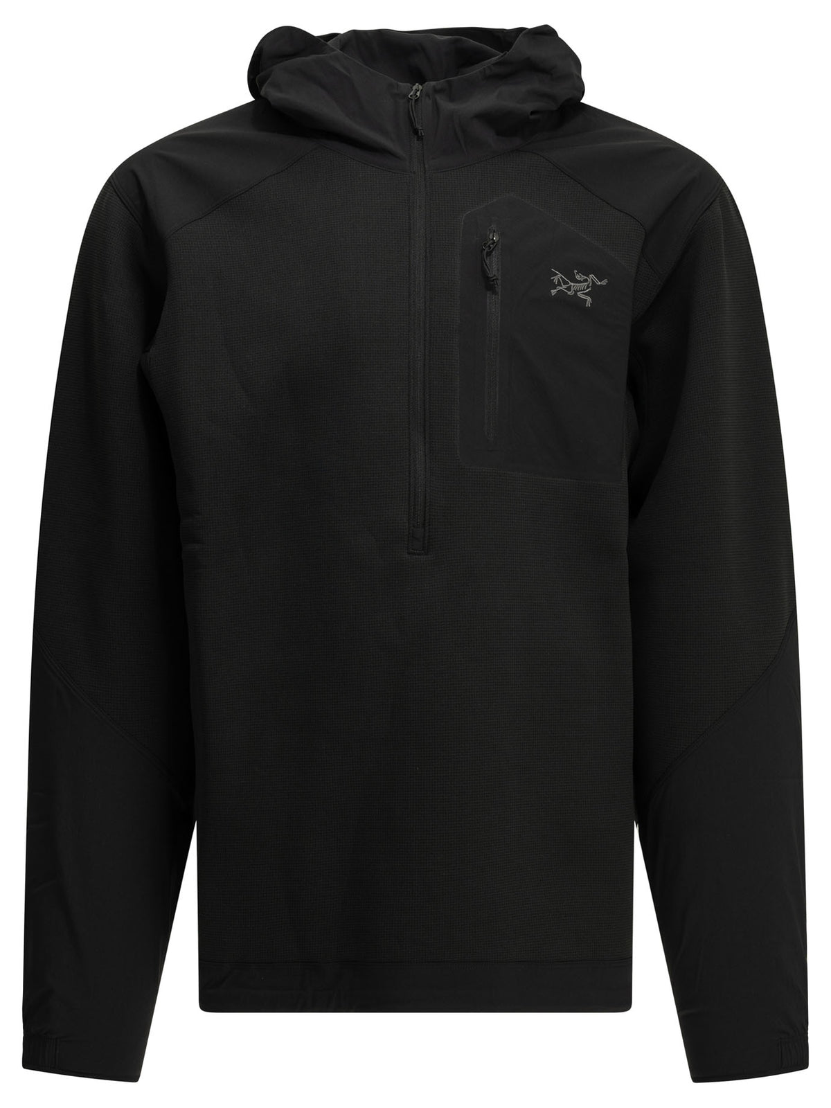 Arc'teryx "Konseal" Half-Zip Sweatshirt - Black